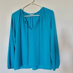 Elegant Blue Women's Top